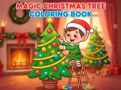Mäng Magic Christmas Tree Coloring Book Internetis