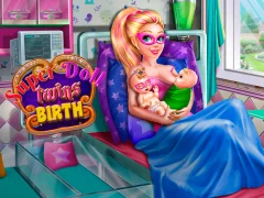 Mäng Super Doll Twins Birth Internetis
