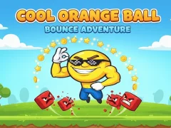 Mäng Cool Orange Ball: Bounce Adventure Internetis
