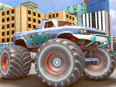 Mäng Monster Truck Stunt Driving Simulation Internetis