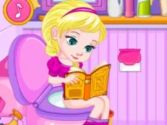 Mäng Potty Train Baby Elsa Internetis