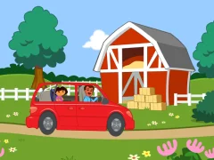 Mäng Dora The explorer Dora's Ride-Along Animal Photo Adventure Internetis