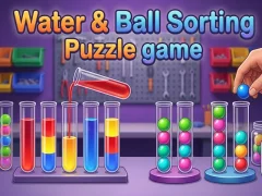 Mäng Water & Ball Sorting Puzzle game Internetis