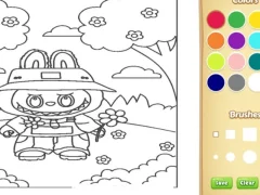 Mäng Labubu Coloring Book For Kids Internetis