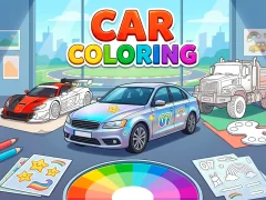 Mäng Car Coloring Internetis