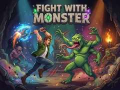 Mäng Fight With Monster Internetis