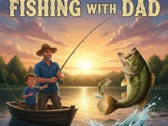 Mäng Fishing with Dad Internetis