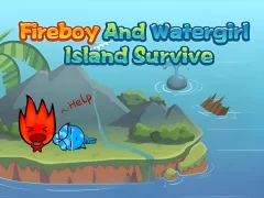Mäng Fireboy and Watergirl Island Survive Internetis