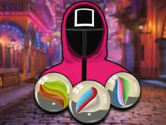 Mäng Squid Game Marble Internetis