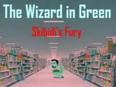 Mäng The Wizard Green Skibidis Fury Internetis
