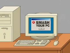 Mäng Smash Your PC Internetis