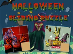 Mäng Halloween Sliding Puzzle Internetis
