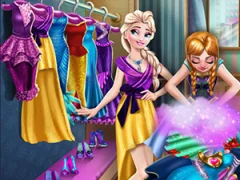 Mäng Ice Kingdom Wardrobe Cleaning Internetis