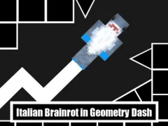 Mäng Italian Brainrot in Geometry Dash Internetis