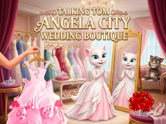 Mäng Talking Tom Angela City Wedding Boutique Internetis