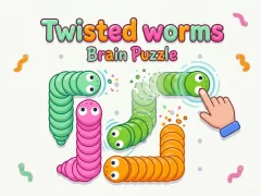 Mäng Twisted worms Brain Puzzle Internetis