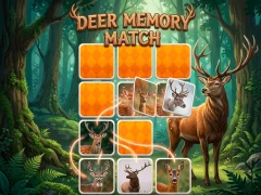 Mäng Deer Memory Match Internetis