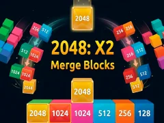Mäng 2048 X2 Merge Blocks Internetis