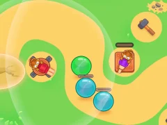 Mäng Monkey Bubble Defense Internetis
