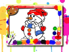 Mäng Winter Coloring Book Internetis