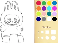 Mäng Easy Labubu Coloring Book Internetis