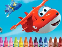 Mäng Superwings Coloring Internetis
