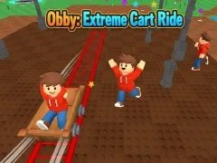 Mäng Obby: Extreme Cart Ride Internetis
