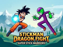 Mäng Stickman Dragon Fight - Super Stick Warriors Internetis
