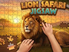 Mäng Lion Safari Jigsaw Internetis