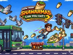 Mäng How Many Shawarmas Can You Eat? Internetis