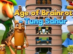 Mäng Age of Brainrot Tung Sahur Internetis