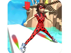 Mäng Ladybug Skating Sky Up Internetis