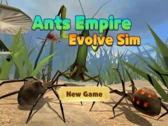 Mäng Ants Empire Evolve Sim Internetis