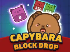 Mäng Capybara Block Drop Internetis