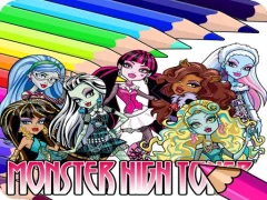 Mäng Coloring Book for Monster High Internetis