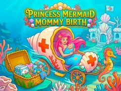 Mäng Princess Mermaid Mommy Birth Internetis
