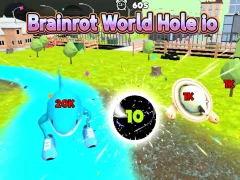 Mäng Brainrot World Hole io Internetis