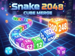 Mäng Snake 2048: Cube Merge Internetis