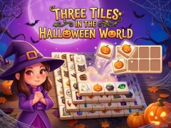 Mäng The Three Tiles in the Halloween World Internetis