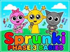 Mäng Sprunki baby PHASE 3 Internetis