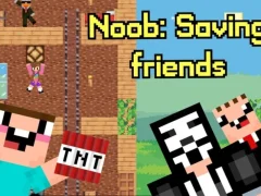 Mäng Noob: Saving Friends Internetis