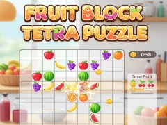 Mäng Fruit Block Tetra Puzzle Internetis