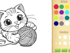 Mäng Cat Coloring Book Internetis