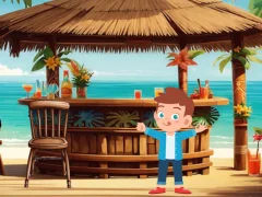Mäng Lost Island Escape Internetis