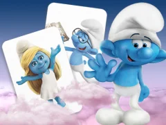 Mäng Smurfs memory card Match Internetis