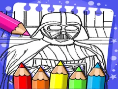 Mäng Darth Vader Coloring Book Internetis