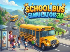 Mäng School Bus Simulator 3D Internetis