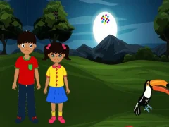 Mäng Siblings Escape From Dark Forest Internetis