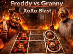 Mäng Freddy vs Granny XoXo Blast Internetis