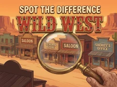 Mäng Spot The Difference Wild West Internetis